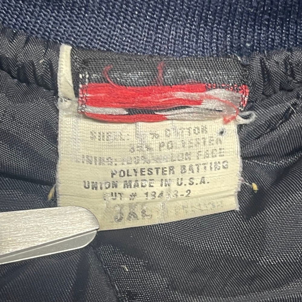 Vintage Union Line Jacket Men 3XL Blue Bomber Kaiser Permanente Trainer Made USA - Picture 7 of 11